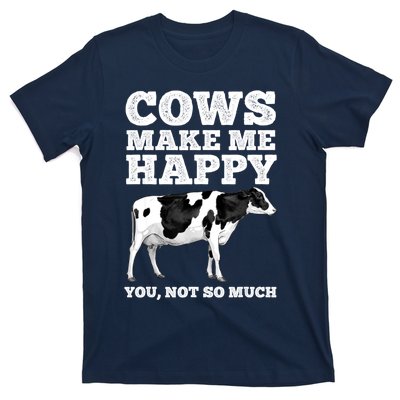 Cool Cow Art For Women Cow Farmer Dairy Cows Farm Animal T-Shirt