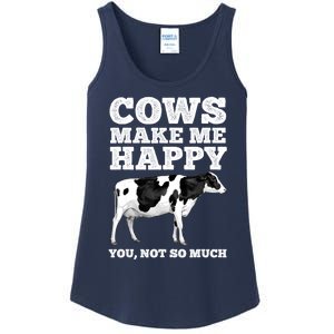 Cool Cow Art For Women Cow Farmer Dairy Cows Farm Animal Ladies Essential Tank