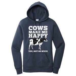 Cool Cow Art For Women Cow Farmer Dairy Cows Farm Animal Women's Pullover Hoodie