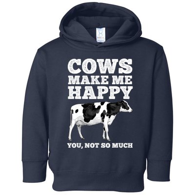 Cool Cow Art For Women Cow Farmer Dairy Cows Farm Animal Toddler Hoodie