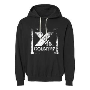 Cross Country Athlete Track Running Garment-Dyed Fleece Hoodie