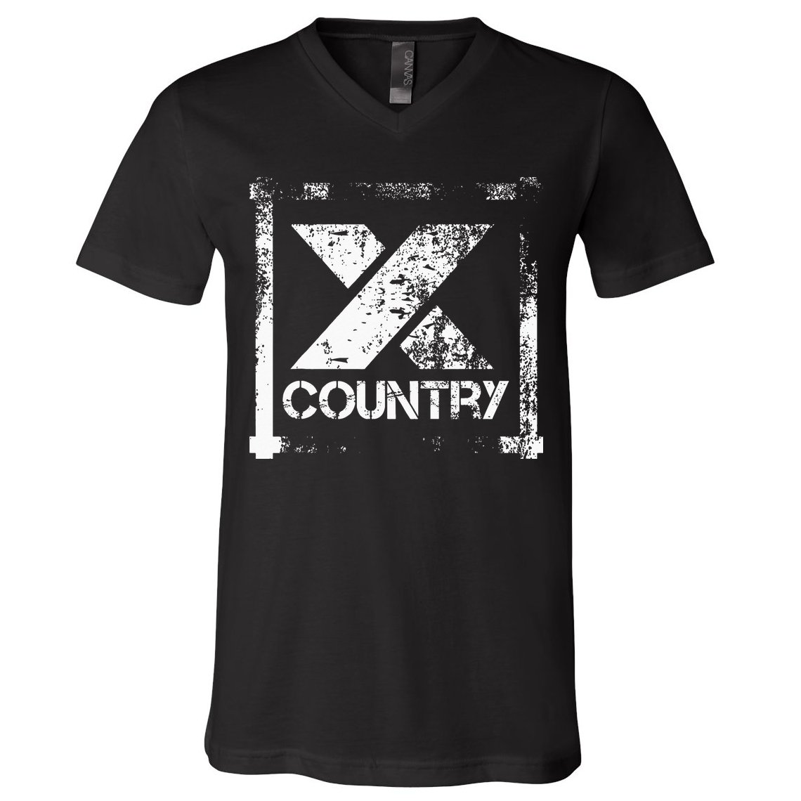 Cross Country Athlete Track Running V-Neck T-Shirt