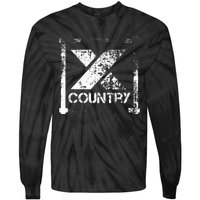 Cross Country Athlete Track Running Tie-Dye Long Sleeve Shirt