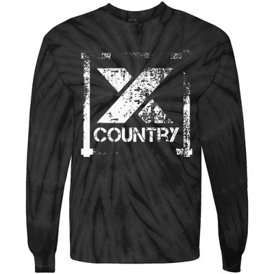 Cross Country Athlete Track Running Tie-Dye Long Sleeve Shirt