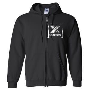 Cross Country Athlete Track Running Full Zip Hoodie