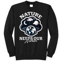 Climate Change Awareness Print Sweatshirt