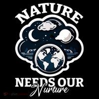 Climate Change Awareness Print T-Shirt
