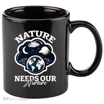 Climate Change Awareness Print 11oz C Handle Ceramic Mug