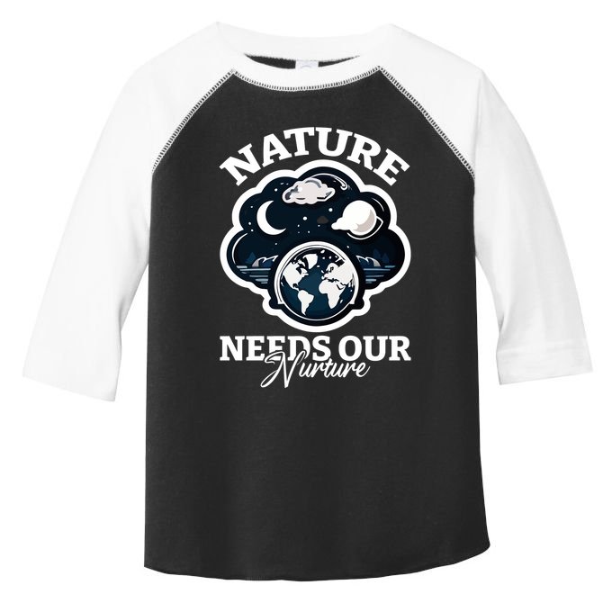 Climate Change Awareness Print Toddler Fine Jersey T-Shirt