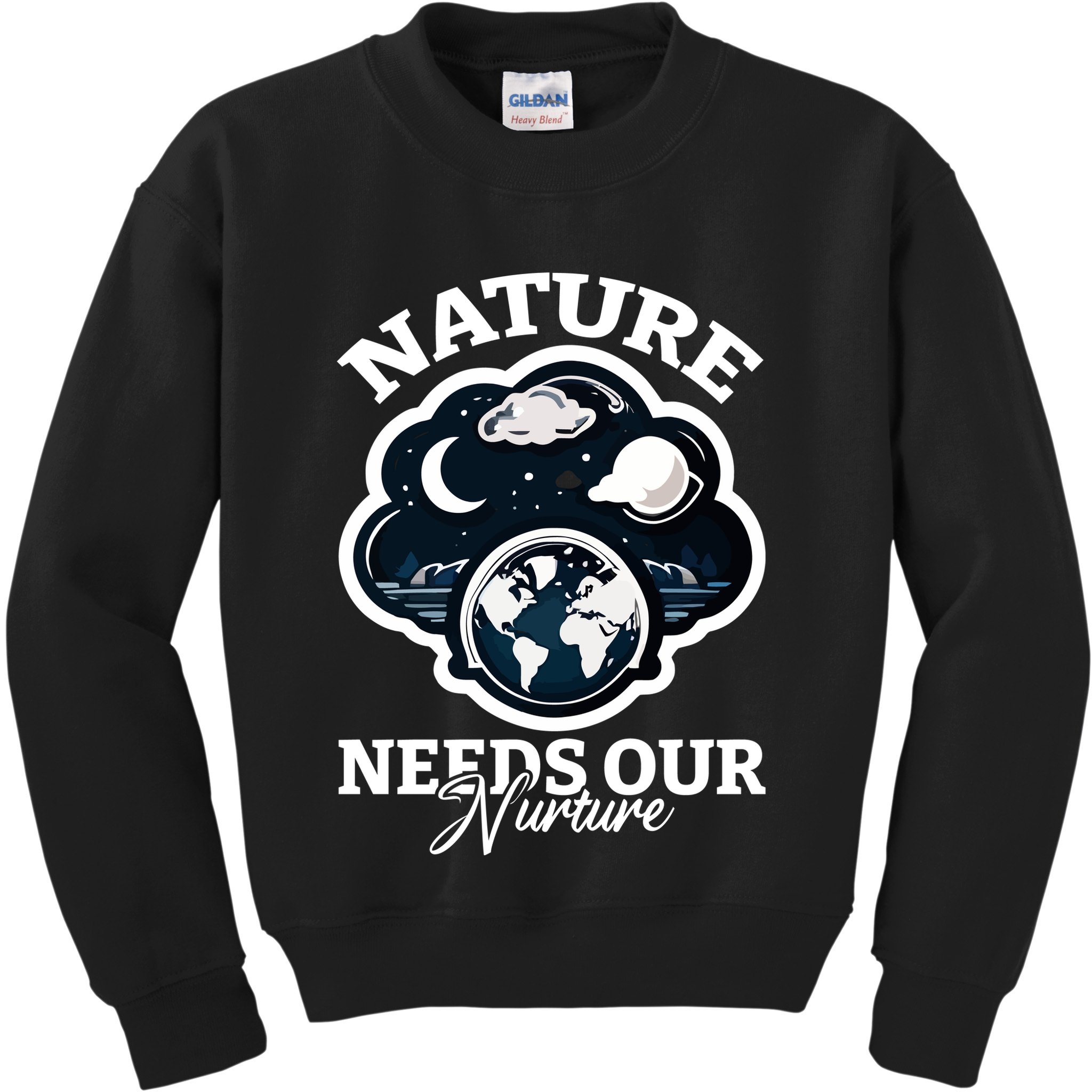 Climate Change Awareness Print Kids Sweatshirt