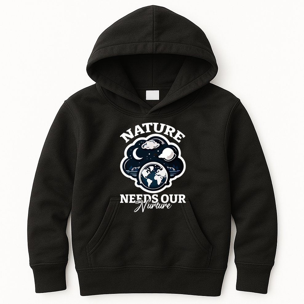 Climate Change Awareness Print Kids Hoodie