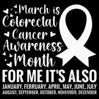 Colorectal Cancer Awareness Month Colon Cancer Survivor Toddler T-Shirt