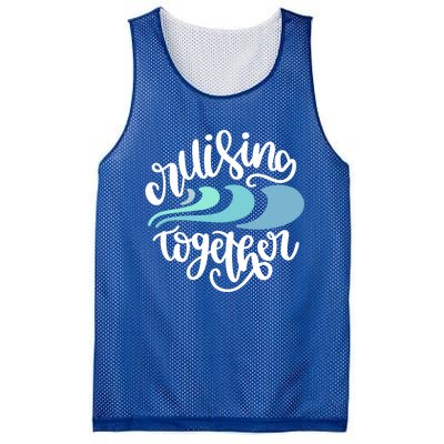 Couple Cruise Anniversary Honeymoon Gift Cruising Together Gift Mesh Reversible Basketball Jersey Tank