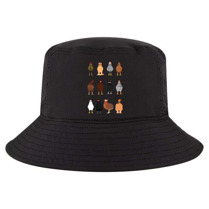 Cute Chicken Breeds Funny Chicken Cool Comfort Performance Bucket Hat