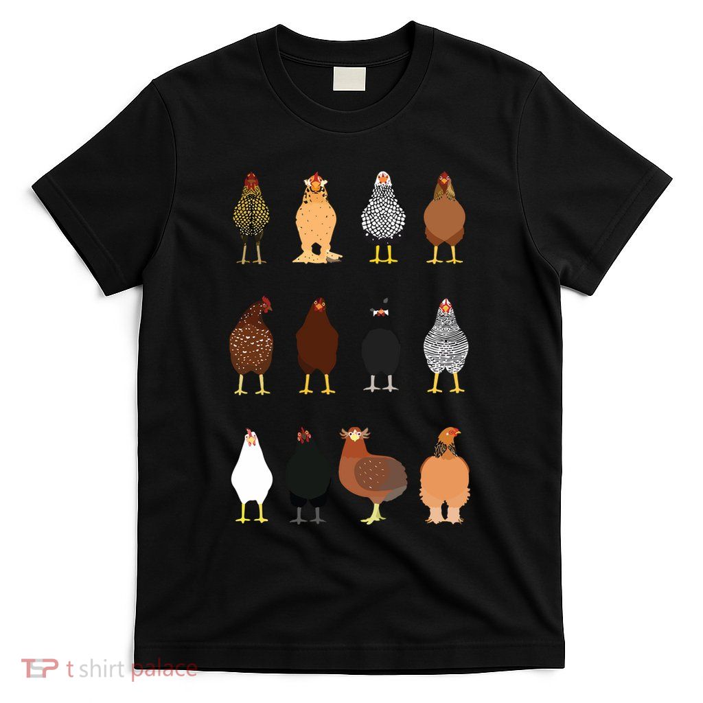 Cute Chicken Breeds Funny Chicken T-Shirt