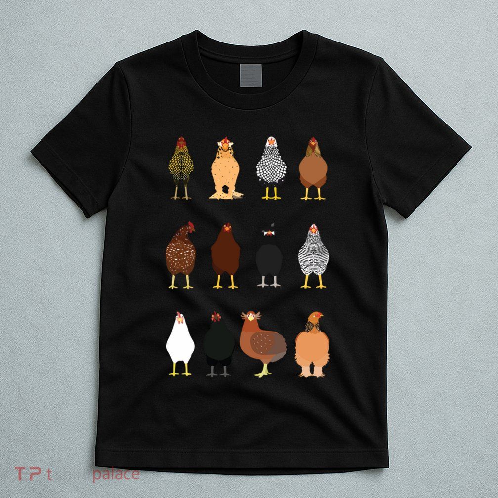 Cute Chicken Breeds Funny Chicken T-Shirt
