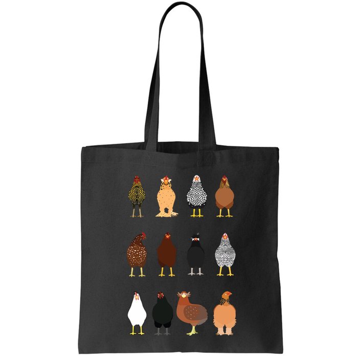 Cute Chicken Breeds Funny Chicken Bag
