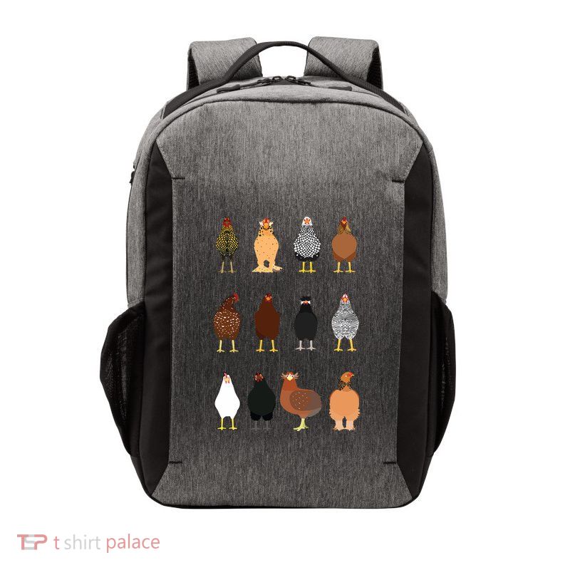 Cute Chicken Breeds Funny Chicken Vector Backpack
