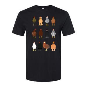 Cute Chicken Breeds Funny Chicken Softstyle CVC T-Shirt