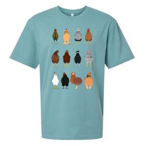 Cute Chicken Breeds Funny Chicken Sueded Cloud Jersey T-Shirt