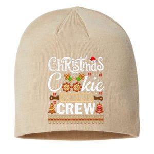 Christmas Cookie Baking Crew Funny Cook Sustainable Beanie