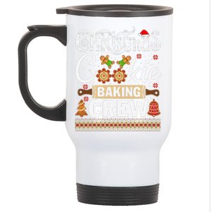 Christmas Cookie Baking Crew Funny Cook Stainless Steel Travel Mug