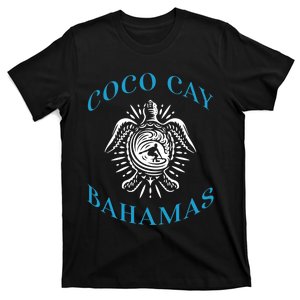 Coco Cay Bahamas Sea Turtle Surfing Vacation Souvenir T-Shirt