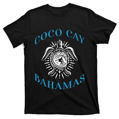 Coco Cay Bahamas Sea Turtle Surfing Vacation Souvenir T-Shirt