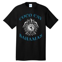 Coco Cay Bahamas Sea Turtle Surfing Vacation Souvenir Tall T-Shirt