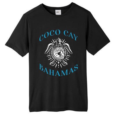 Coco Cay Bahamas Sea Turtle Surfing Vacation Souvenir Tall Fusion ChromaSoft Performance T-Shirt