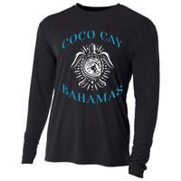 Coco Cay Bahamas Sea Turtle Surfing Vacation Souvenir Cooling Performance Long Sleeve Crew