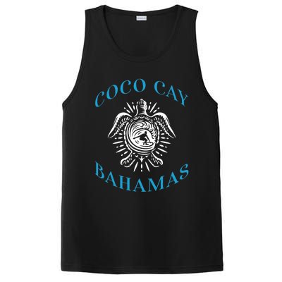 Coco Cay Bahamas Sea Turtle Surfing Vacation Souvenir PosiCharge Competitor Tank