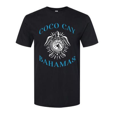 Coco Cay Bahamas Sea Turtle Surfing Vacation Souvenir Softstyle® CVC T-Shirt