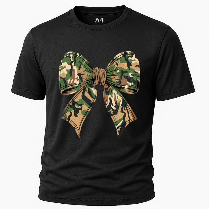 Camo Coquette Bow Hunting Camouflage Old Hunter Cooling Performance Crew T-Shirt