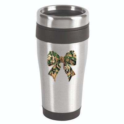 Camo Coquette Bow Hunting Camouflage Old Hunter 16oz Travel Tumbler