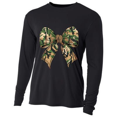Camo Coquette Bow Hunting Camouflage Old Hunter Cooling Performance Long Sleeve Crew