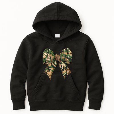 Camo Coquette Bow Hunting Camouflage Old Hunter Kids Hoodie