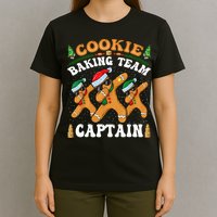 Christmas Cookie Baking Team Captain Gingerbread Apron T-Shirt