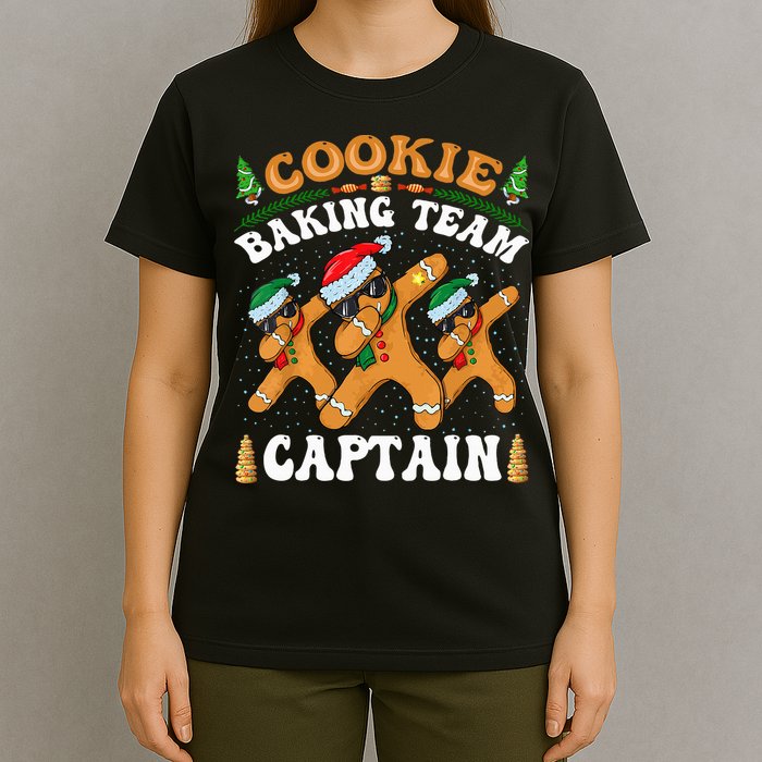 Christmas Cookie Baking Team Captain Gingerbread Apron T-Shirt