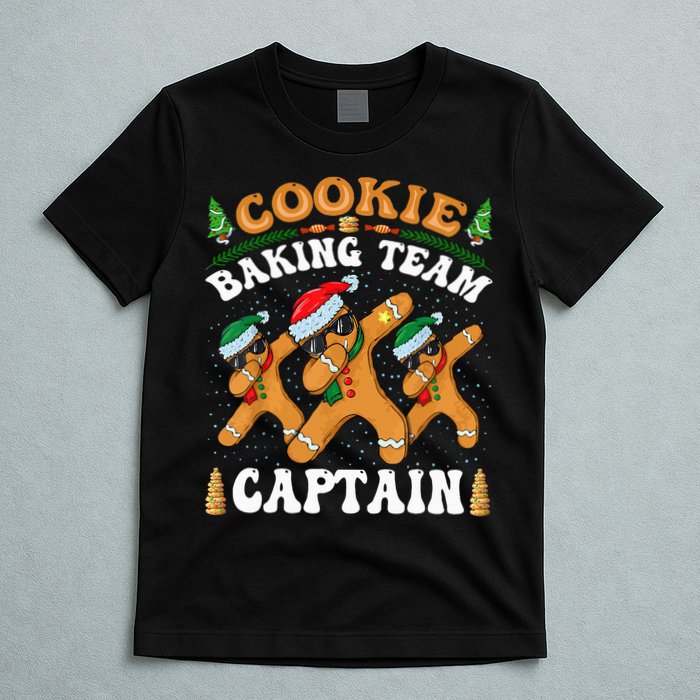 Christmas Cookie Baking Team Captain Gingerbread Apron T-Shirt