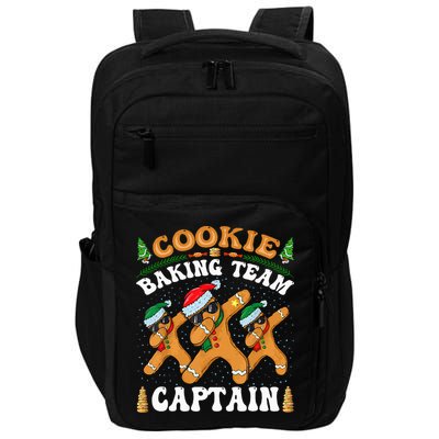 Christmas Cookie Baking Team Captain Gingerbread Apron Impact Tech Backpack