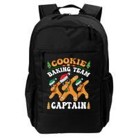Christmas Cookie Baking Team Captain Gingerbread Apron Backpack
