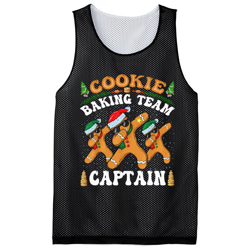 Christmas Cookie Baking Team Captain Gingerbread Apron Mesh Reversible Basketball Jersey Tank