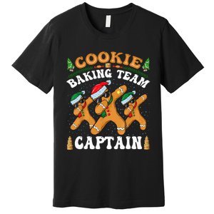 Christmas Cookie Baking Team Captain Gingerbread Apron Premium T-Shirt