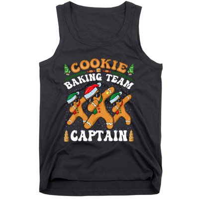 Christmas Cookie Baking Team Captain Gingerbread Apron Tank Top