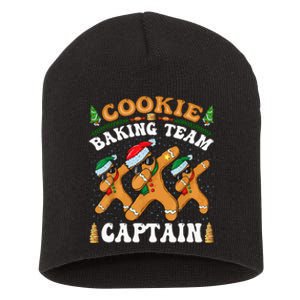 Christmas Cookie Baking Team Captain Gingerbread Apron Short Acrylic Beanie