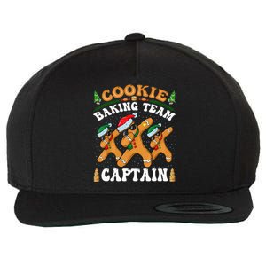 Christmas Cookie Baking Team Captain Gingerbread Apron Wool Snapback Cap