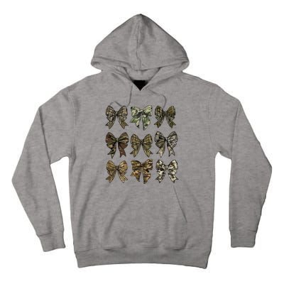 Camo Coquette Bow Duck Hunt Duck Hunting Tall Hoodie