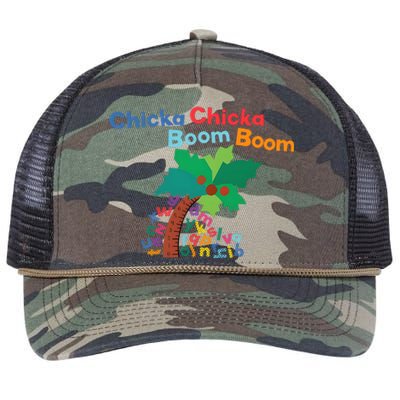 Chicka Chicka Boom Boom Costume Halloween Decorations Gifts Retro Rope Trucker Hat Cap