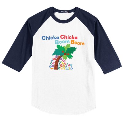 Chicka Chicka Boom Boom Costume Halloween Decorations Gifts Baseball Sleeve Shirt